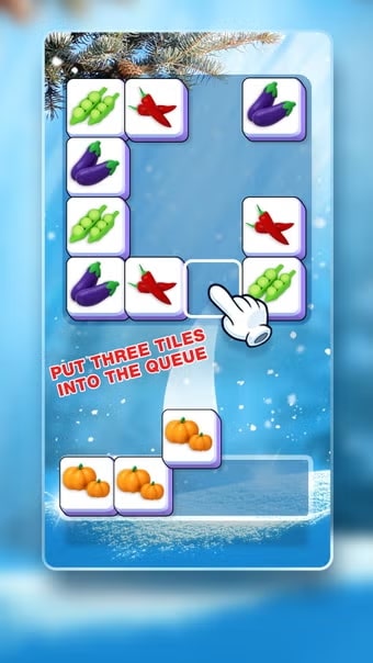 key feature of matching tiles in Tile Journey, showcasing a typical game level