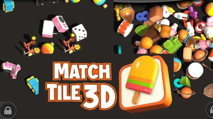 Match Tile 3D as a Zen Match-like game, showing its tile matching mechanics and 3D gameplay
