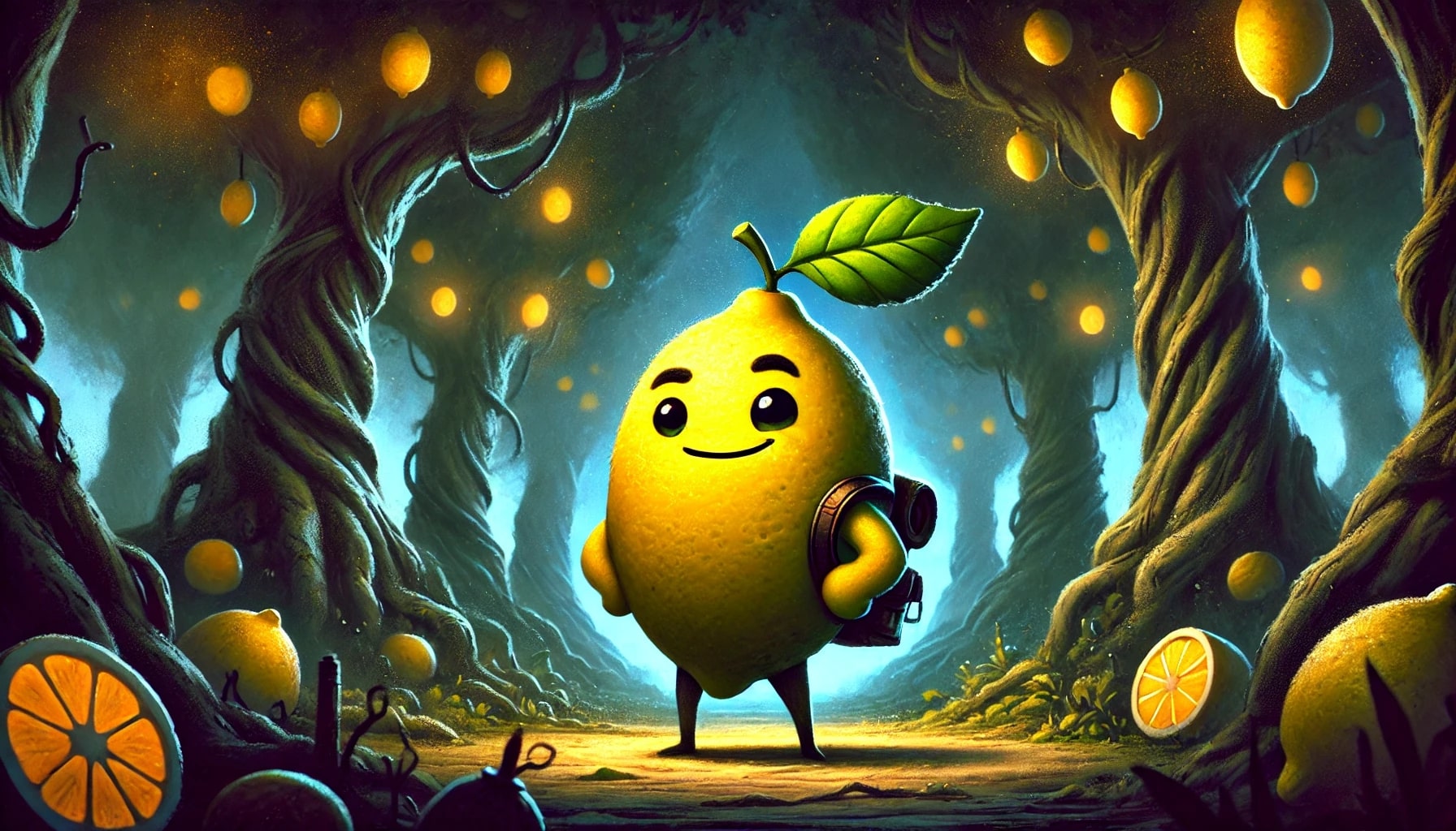 How to come up with an idea for Lemon video game, Lemon game concept art creation