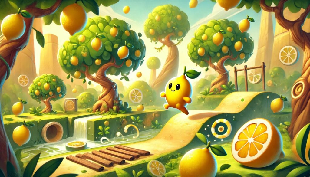 How to make visual design for Lemon video game